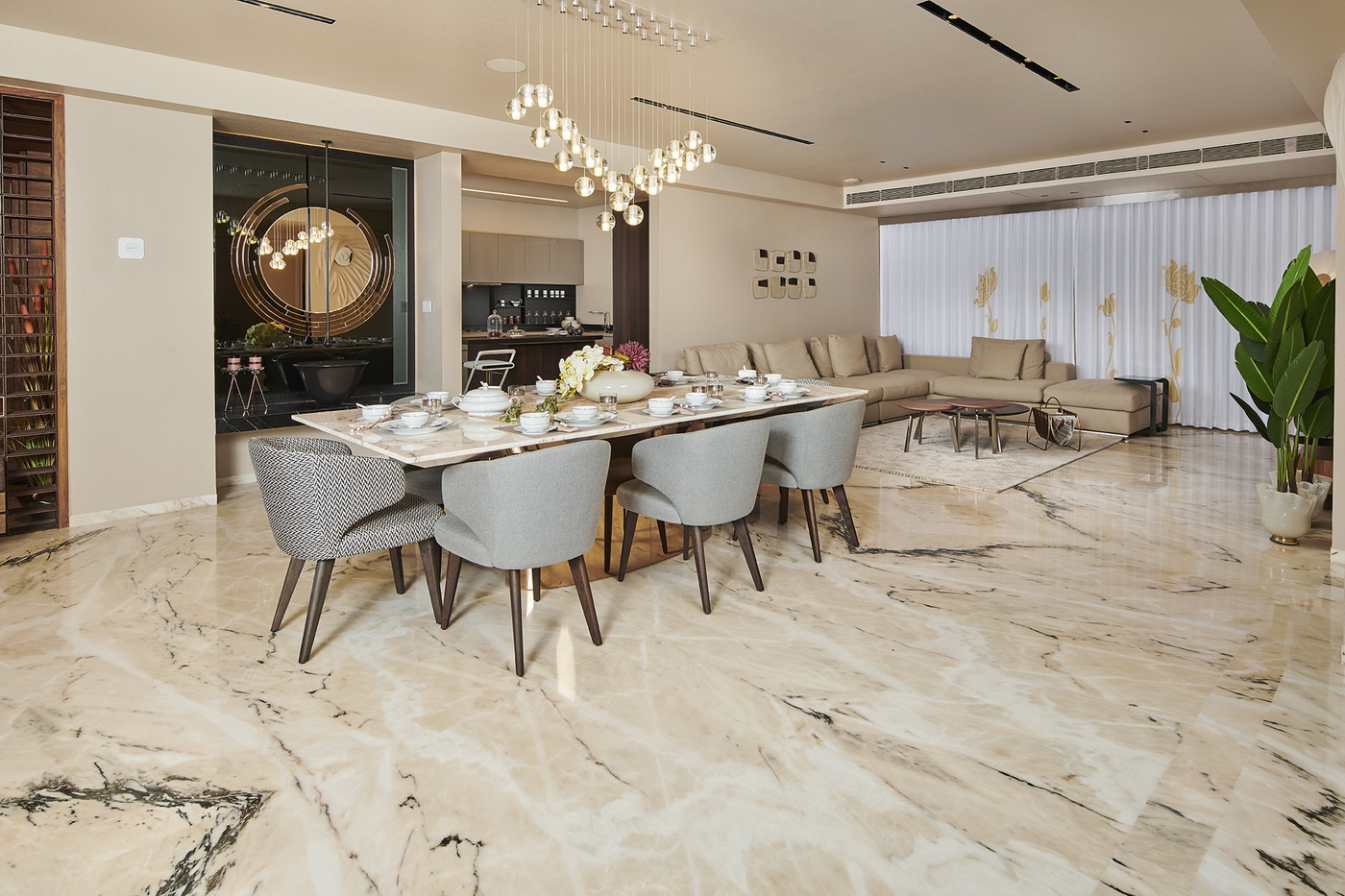 Family Room and Dining Area